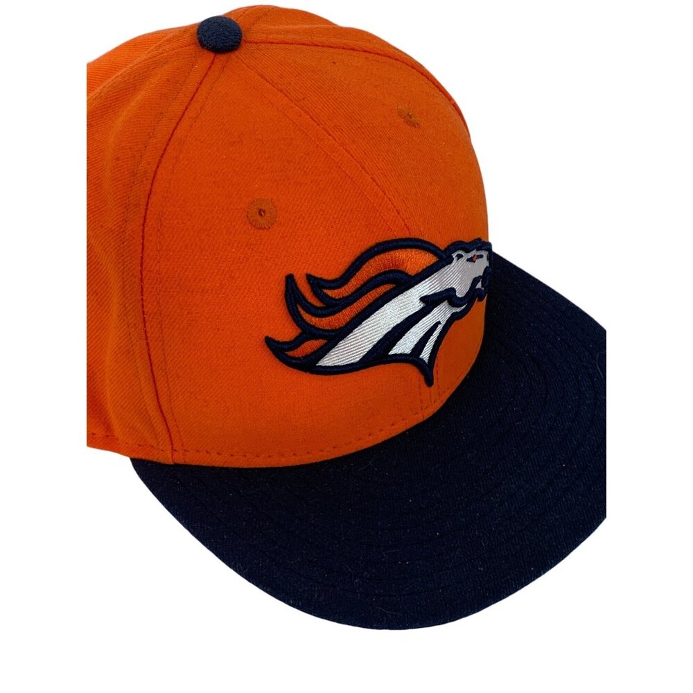 New Era Denver Broncos 59Fifty Fitted Hat Size 7 3/8 Orange NFL 7893 New 7893